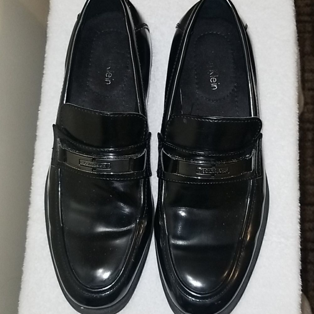 CALVIN KLEIN MENS DRESS SHOES SZ 8M - Picture 1 of 9